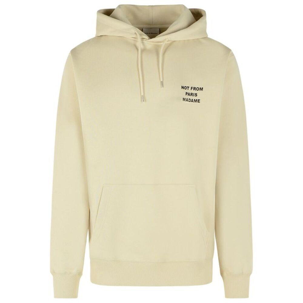Drole De Monsieur Ivory Cotton Sweatshirt Men